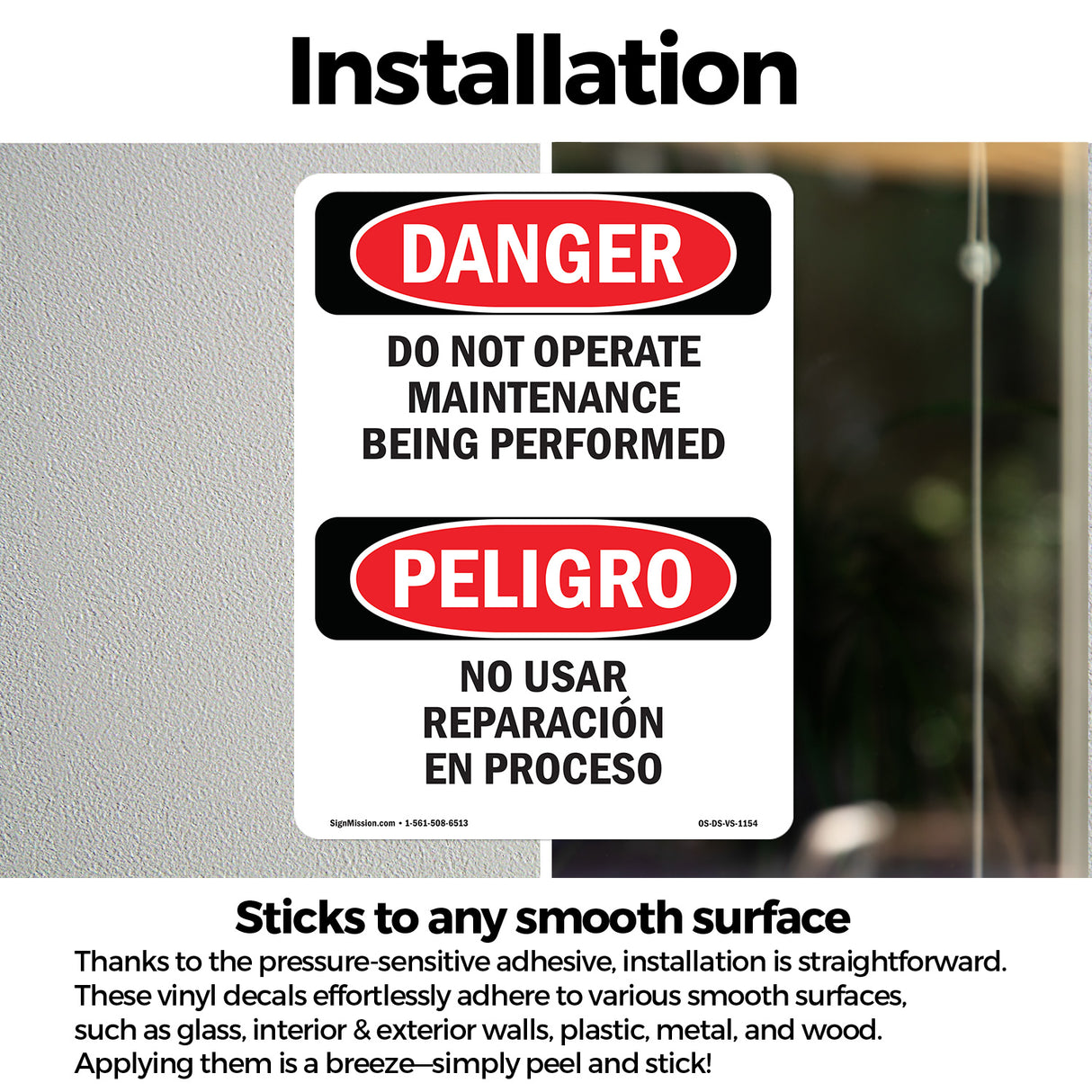 Do Not Operate Maintenance Being Performed