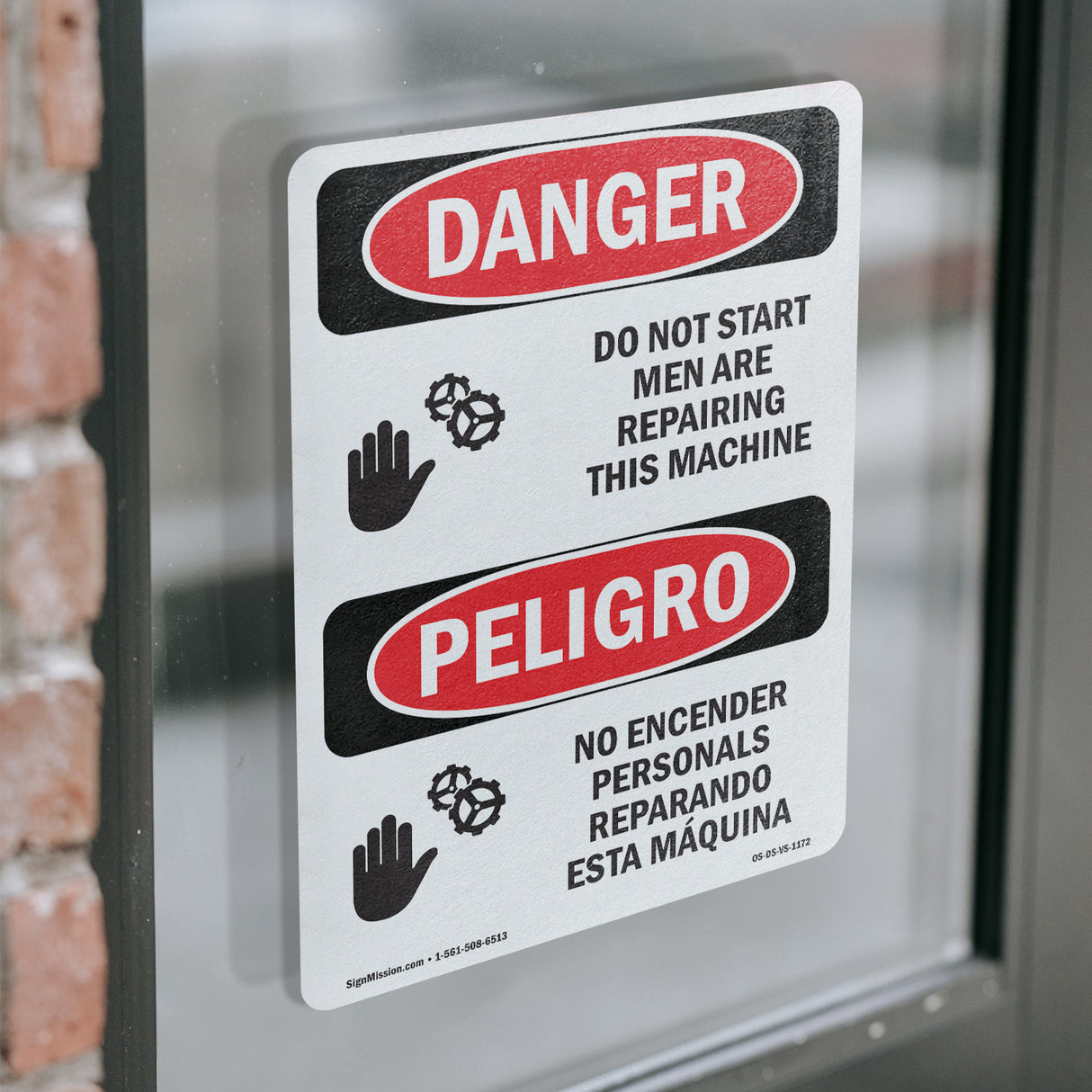 Do Not Start Men Are Repairing This Machine