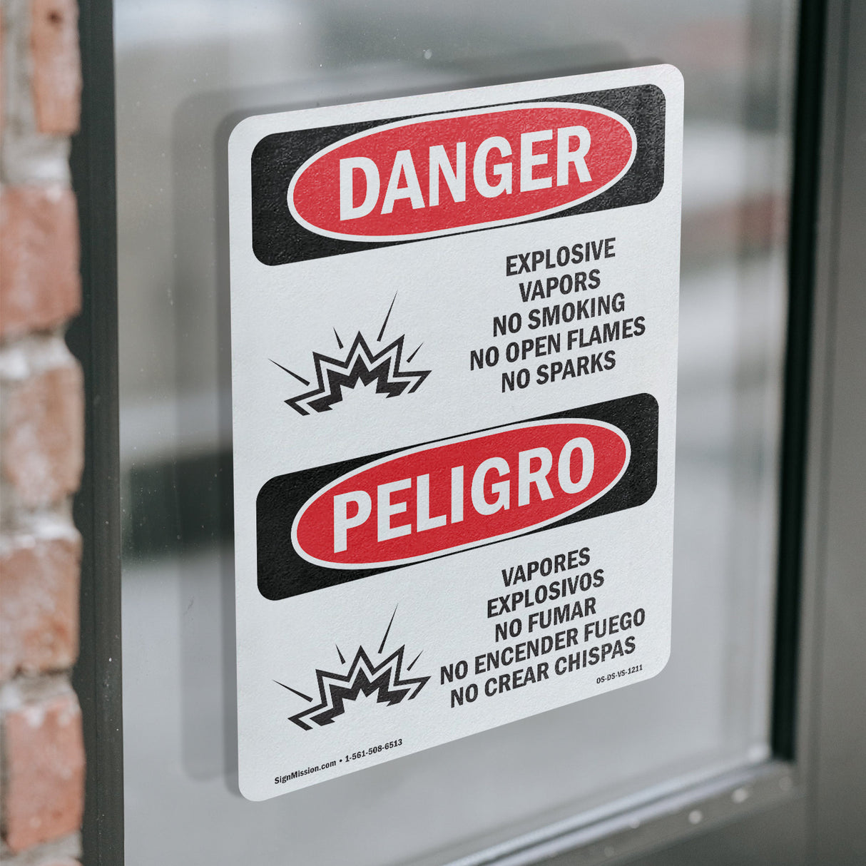 Explosive Vapors No Smoking Open Flames