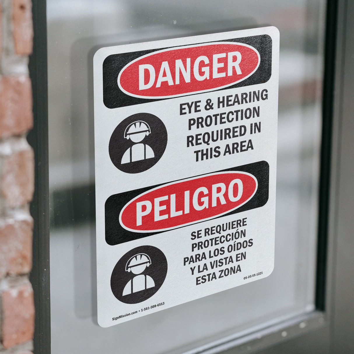 Eye And Hearing Protection Required