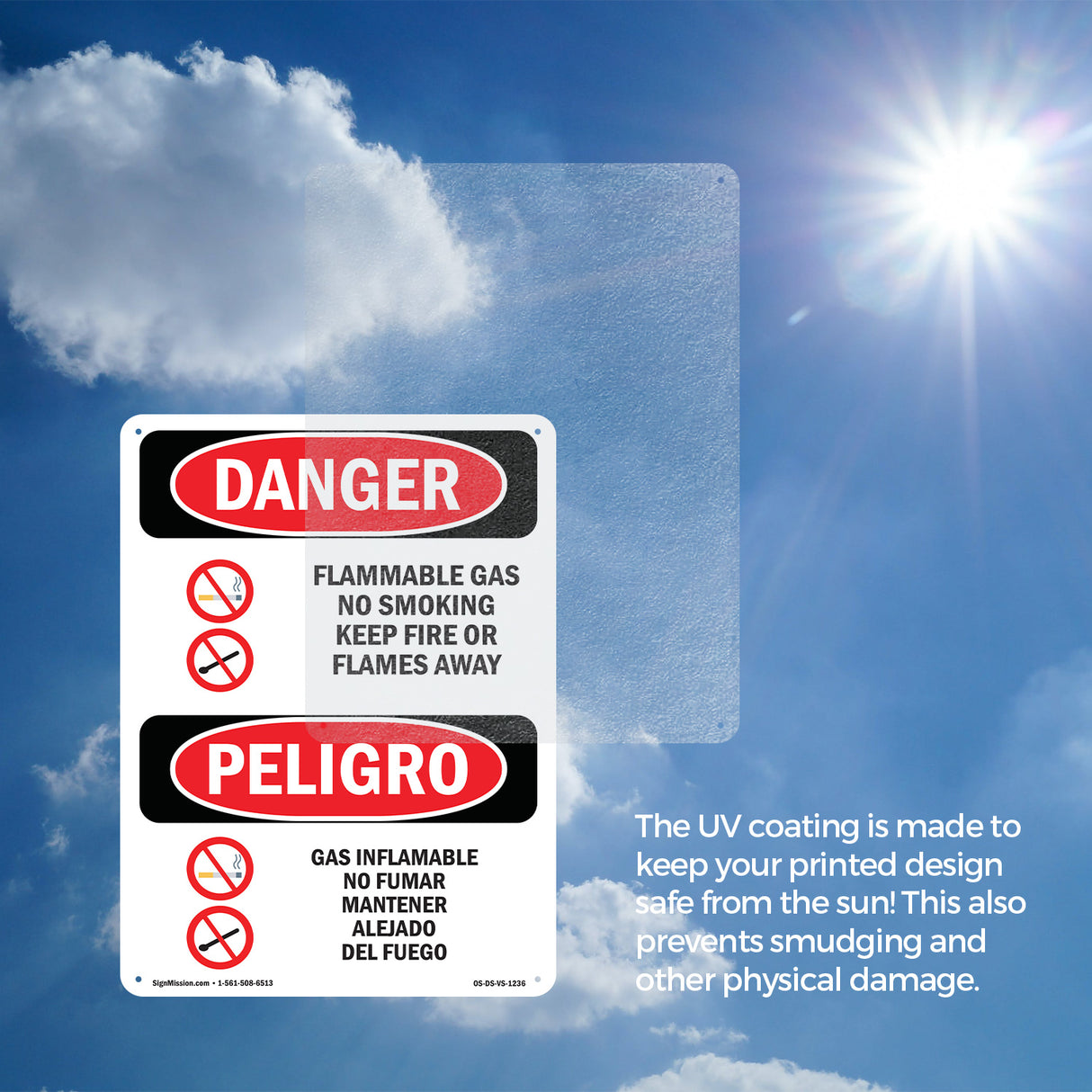 Flammable Gas No Smoking