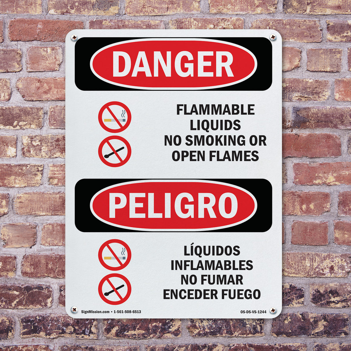 Flammable Liquids No Smoking Or Open Flames