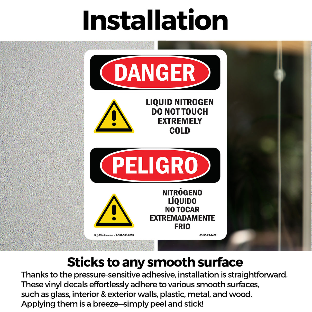 Liquid Nitrogen Do Not Touch Extremely Cold