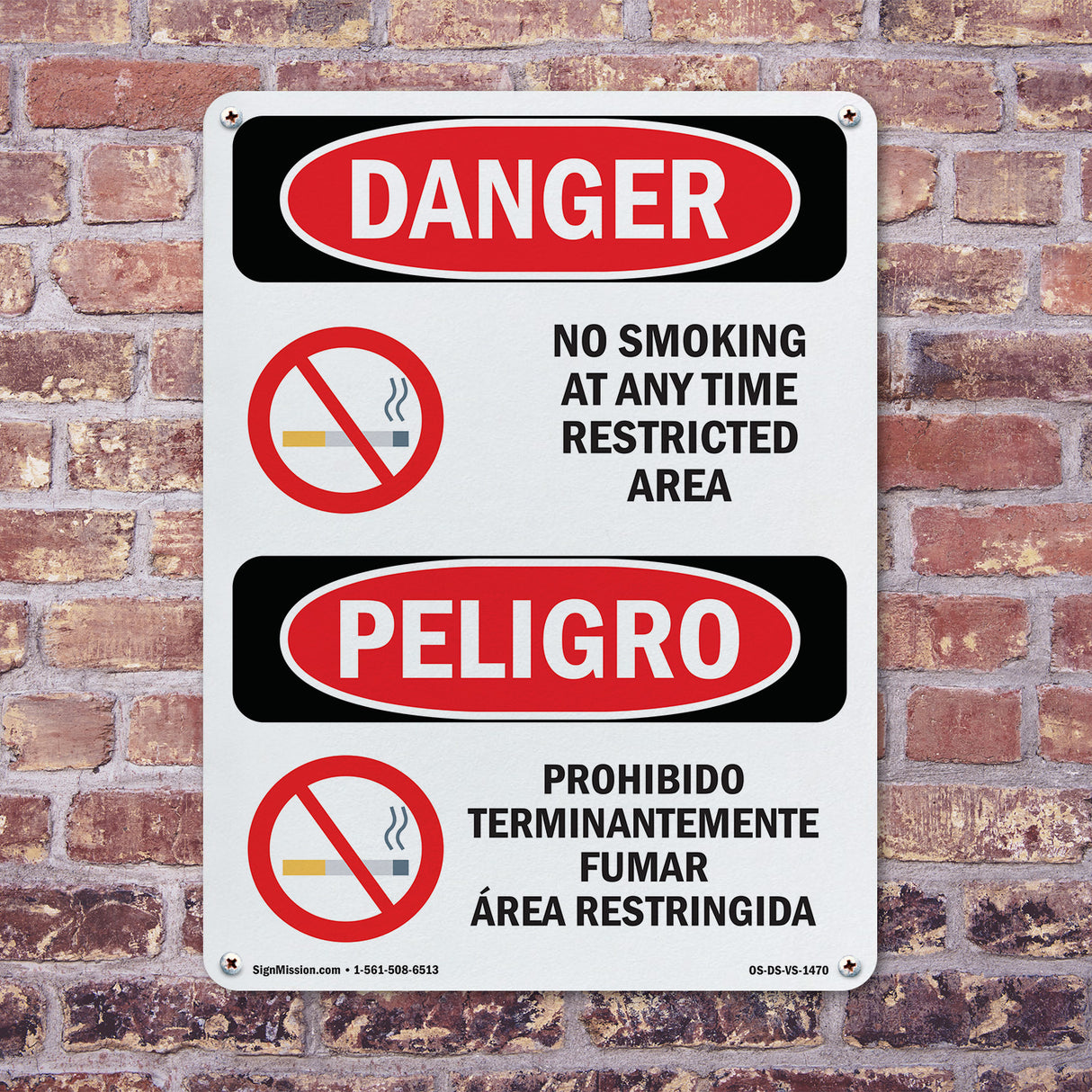 No Smoking At Any Time Restricted Area