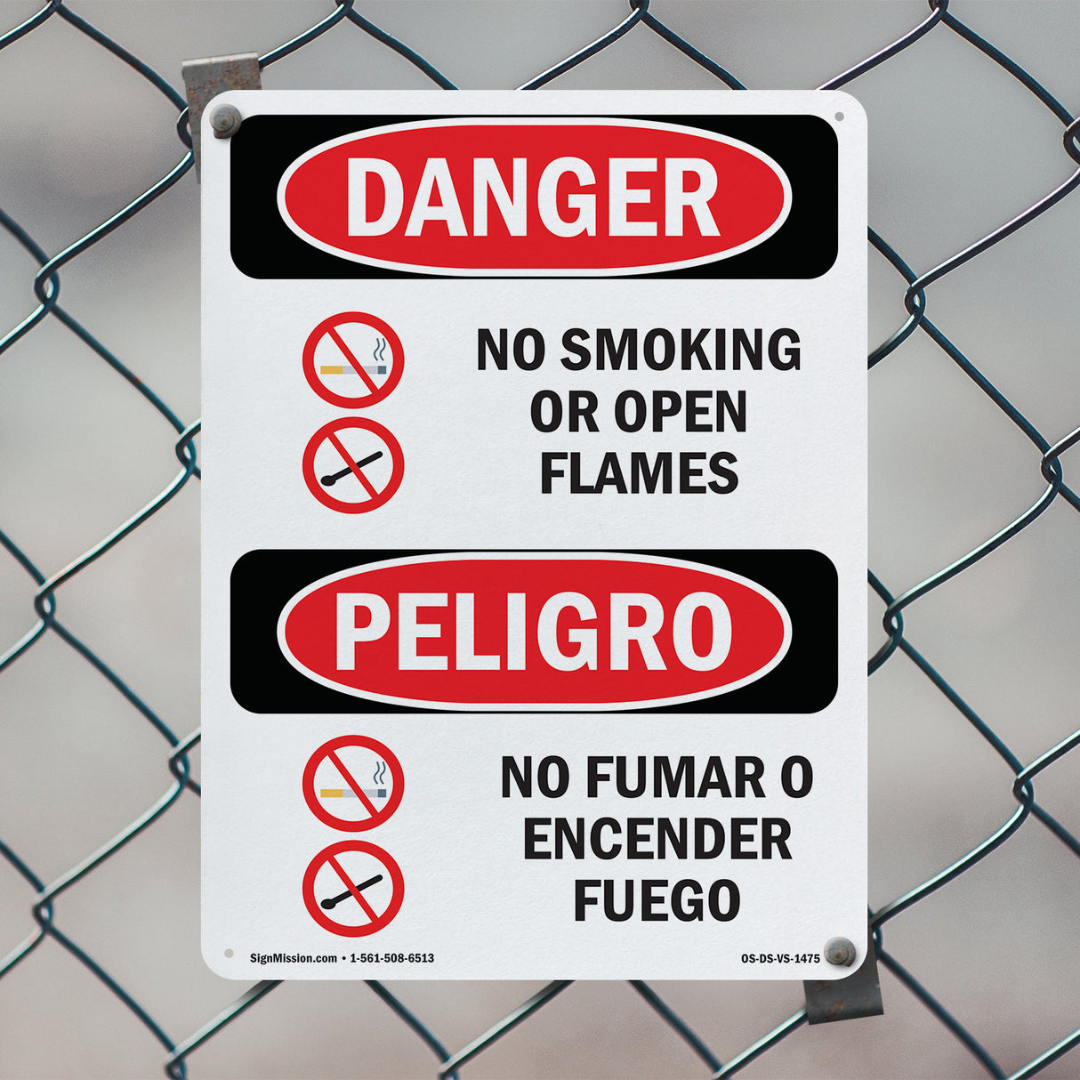 No Smoking Or Open Flames