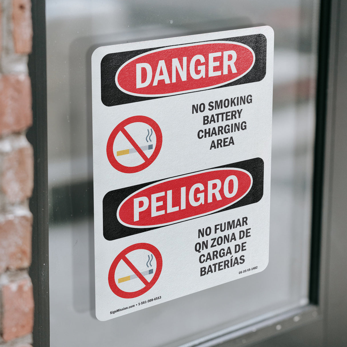 No Smoking Battery Charging Area