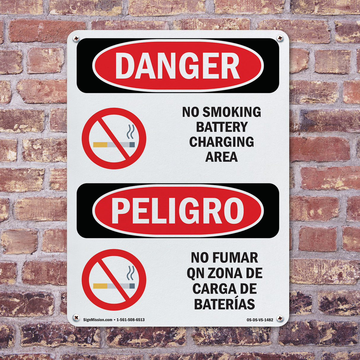 No Smoking Battery Charging Area