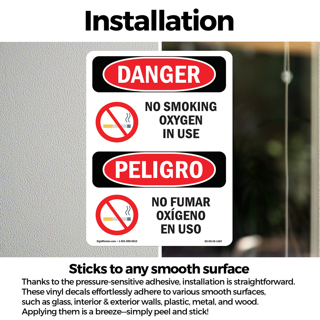 No Smoking Oxygen In Use