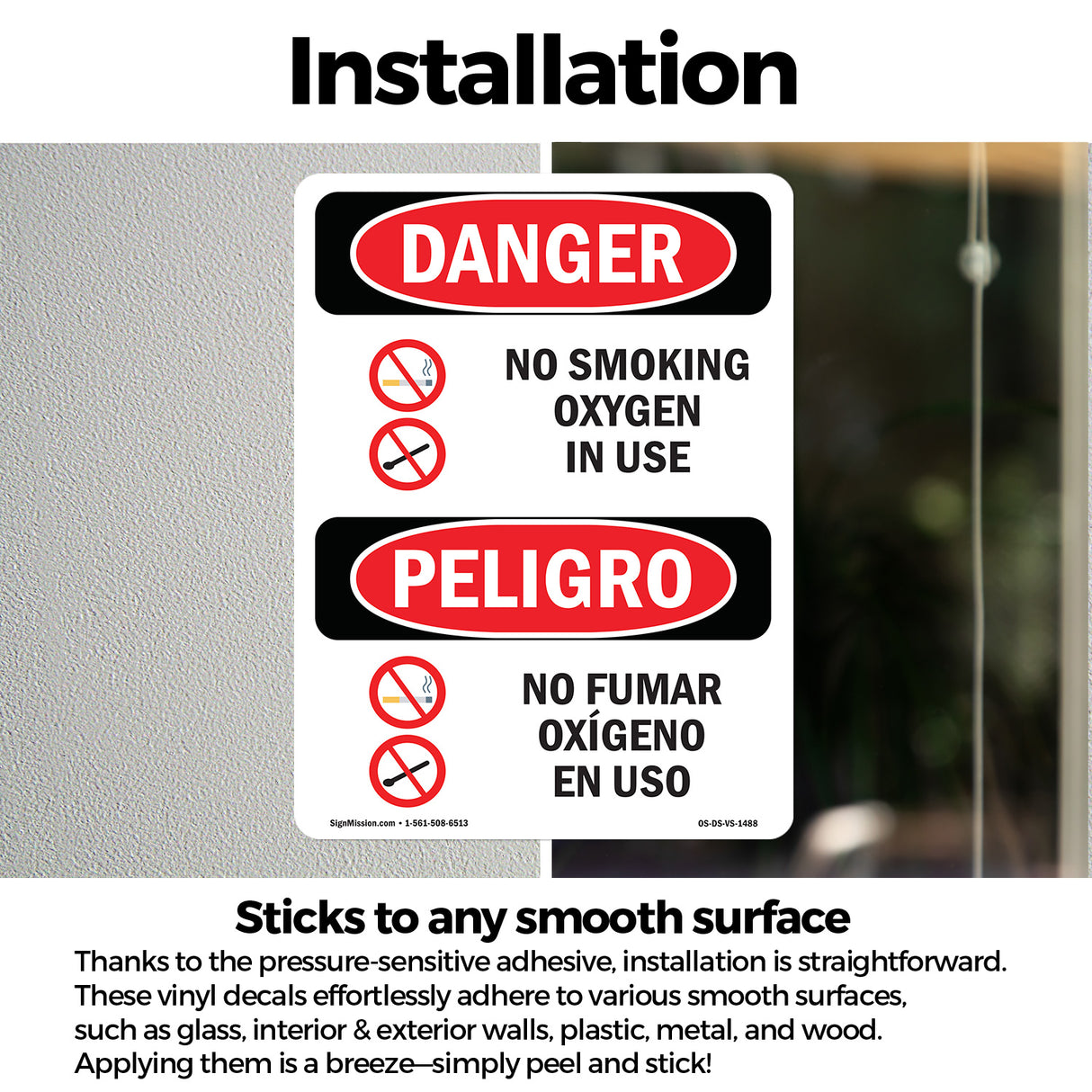 No Smoking Oxygen In Use