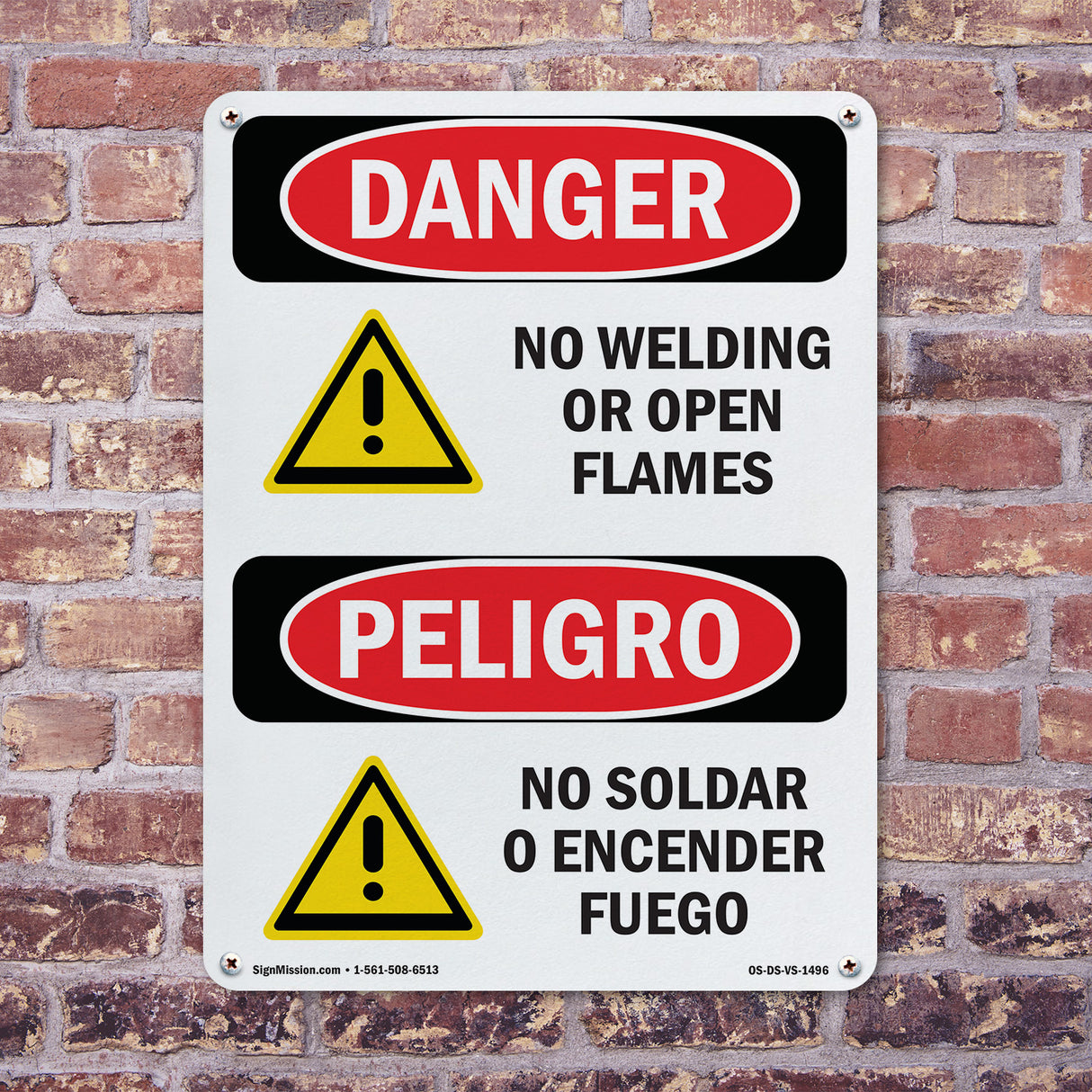 No Welding Or Open Flames