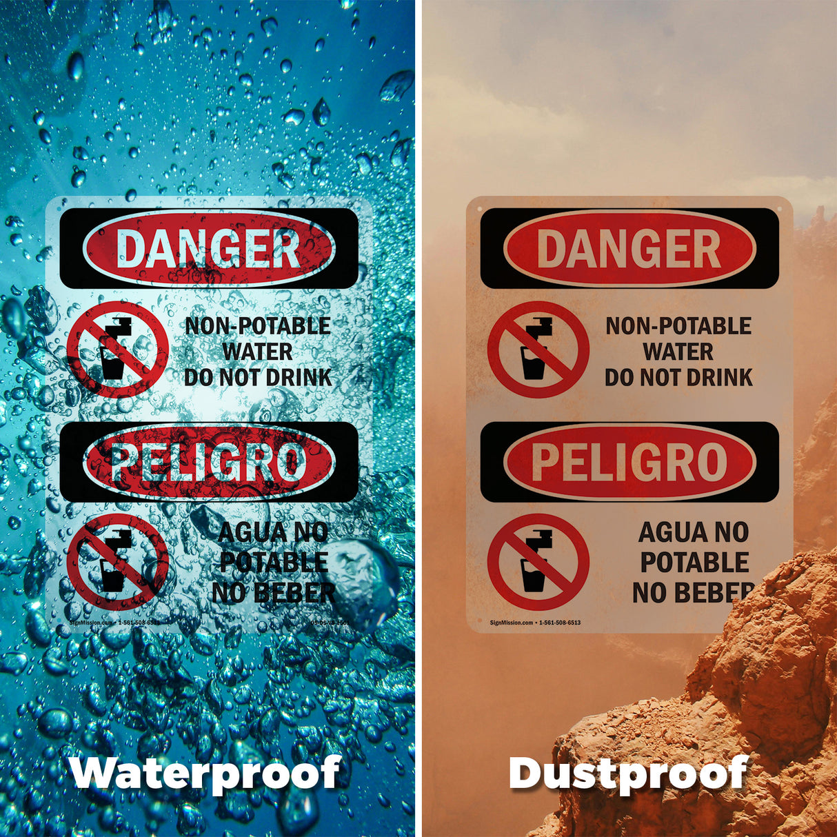 Non-Potable Water Do Not Drink