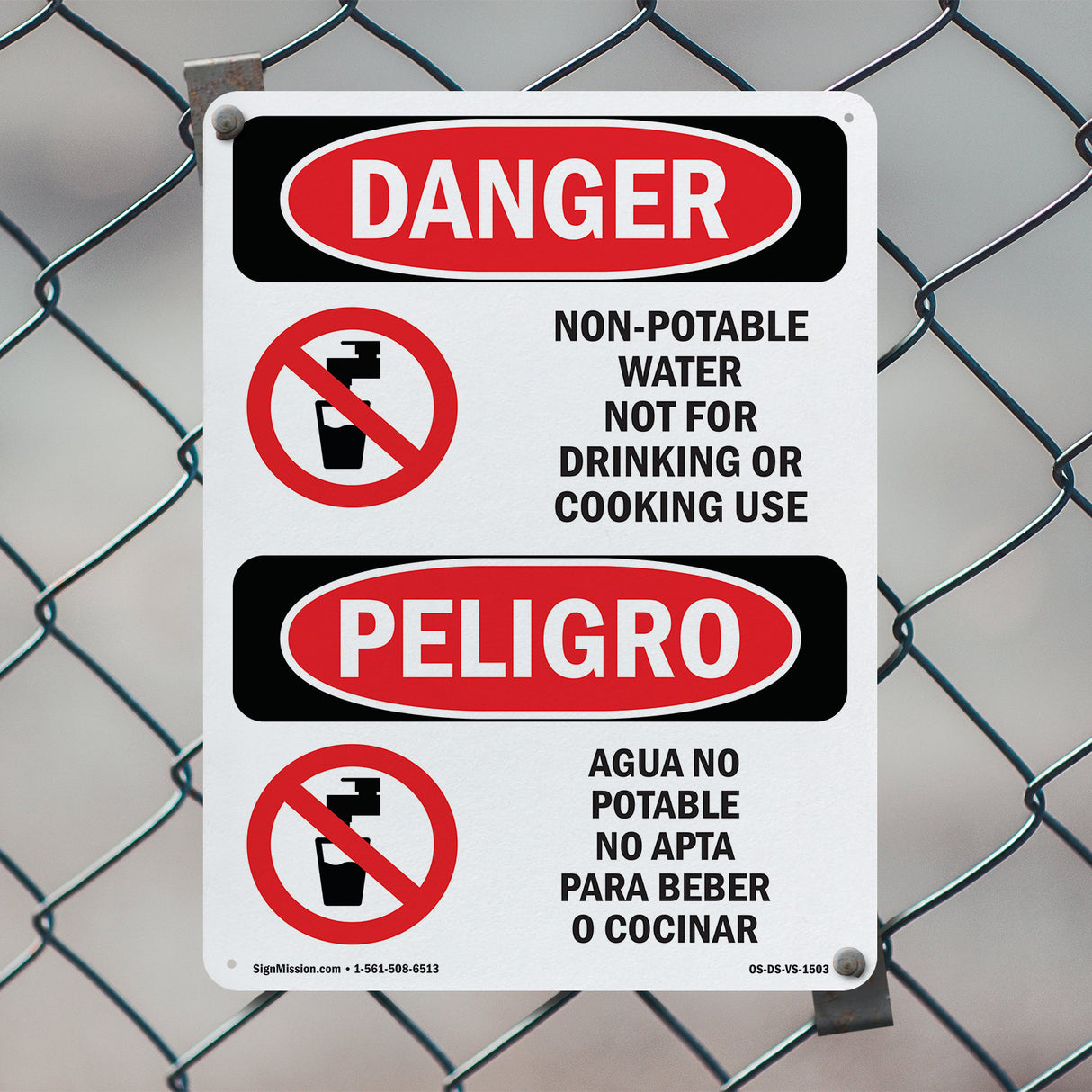 Non-Potable Water Not For Drinking Cooking