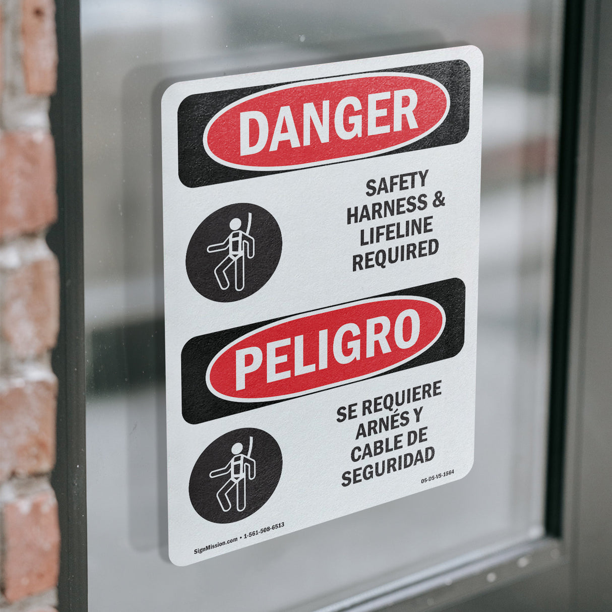 Safety Harness And Lifeline Required