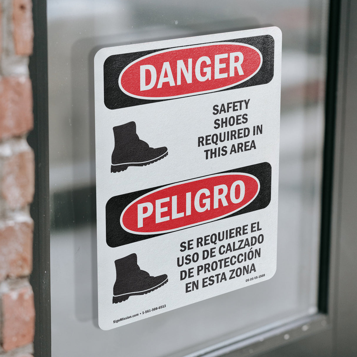 Safety Shoes Required Area Symbol