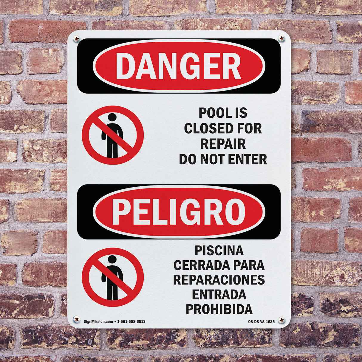 Pool Is Closed For Repair Do Not Enter