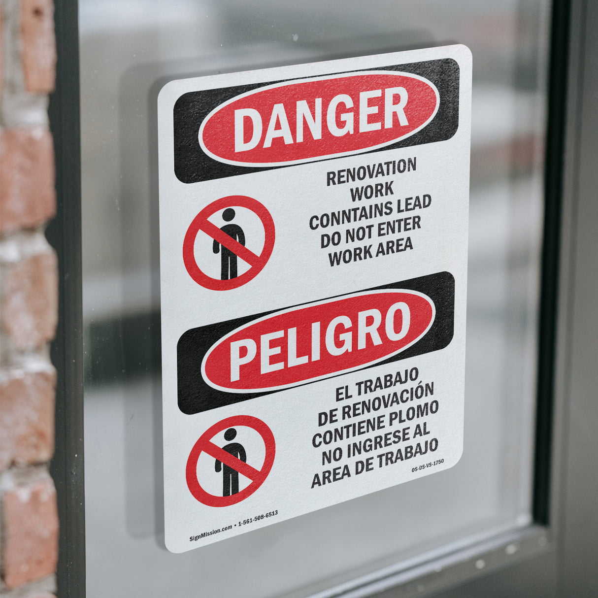 Renovation Work Contains Lead Do Not Enter