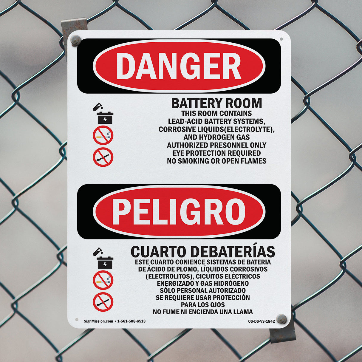 Battery Room Authorized Personnel Only