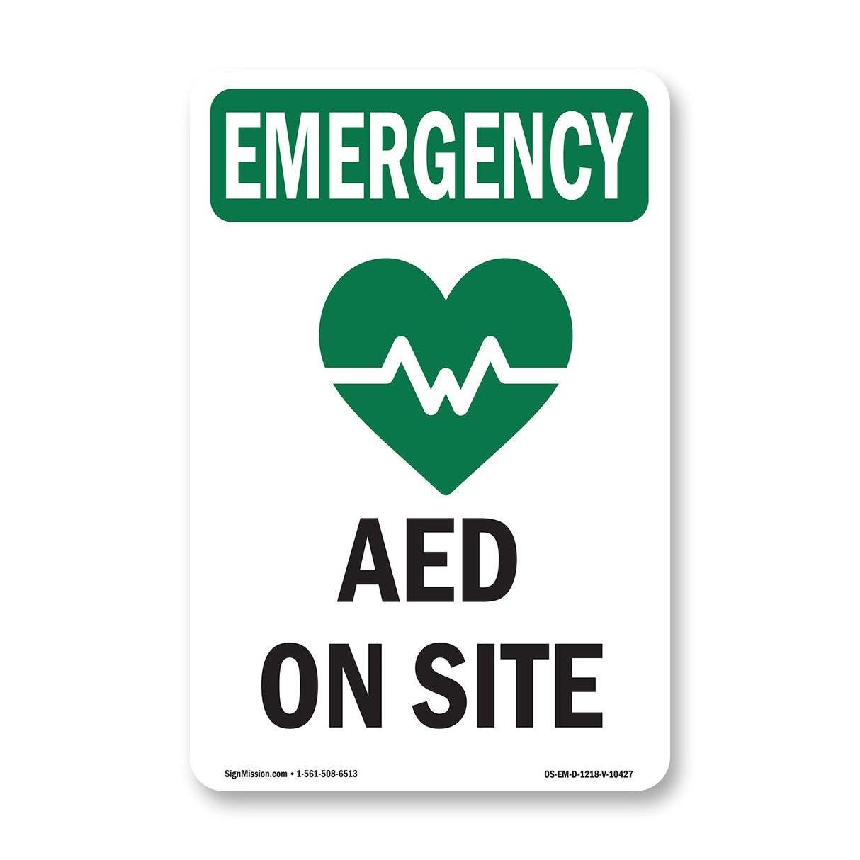 AED On Site With Symbol