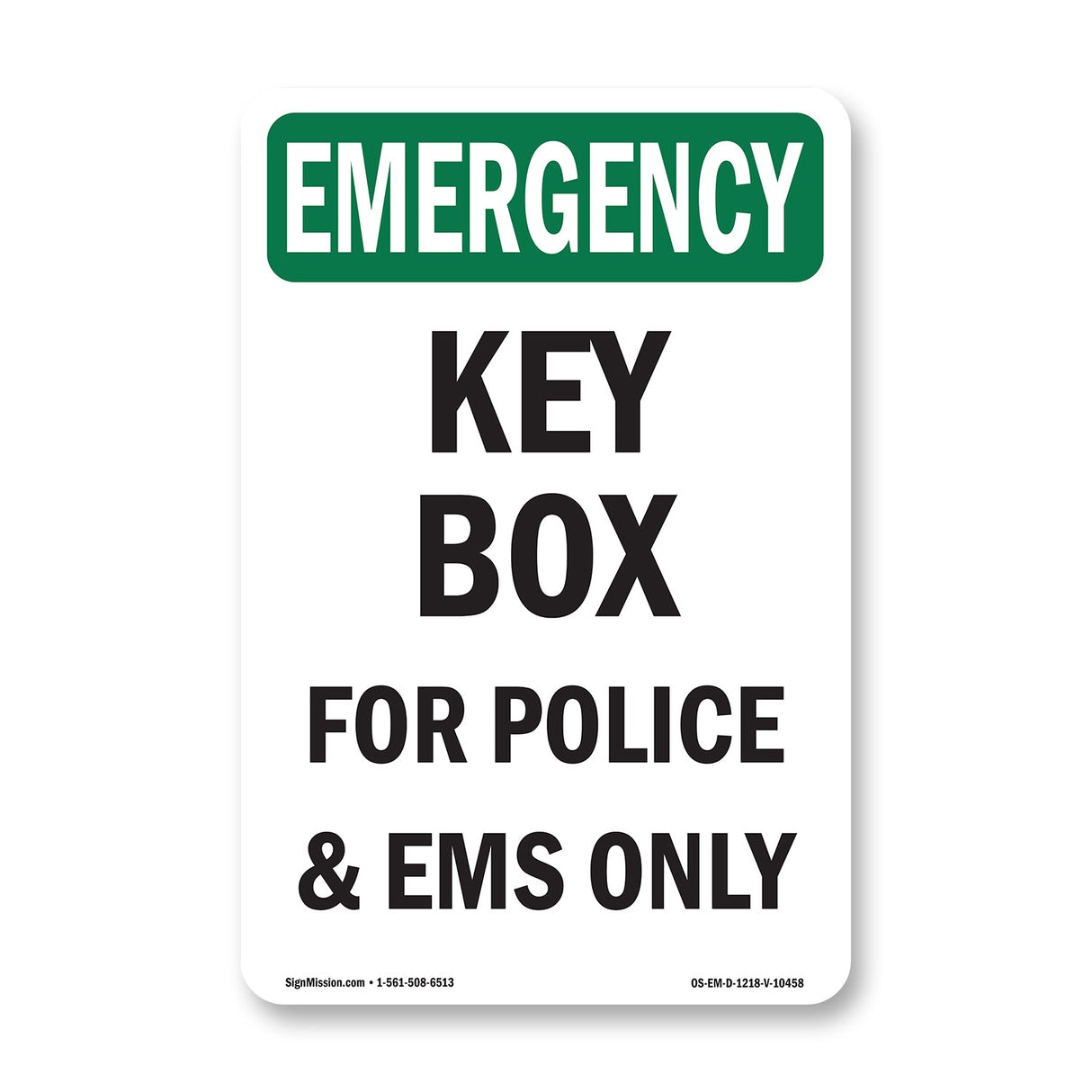 Key Box For Police And EMS Only!