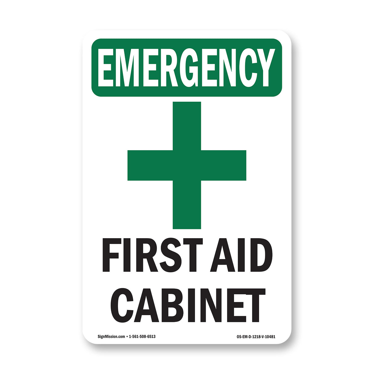 First Aid Cabinet With Symbol