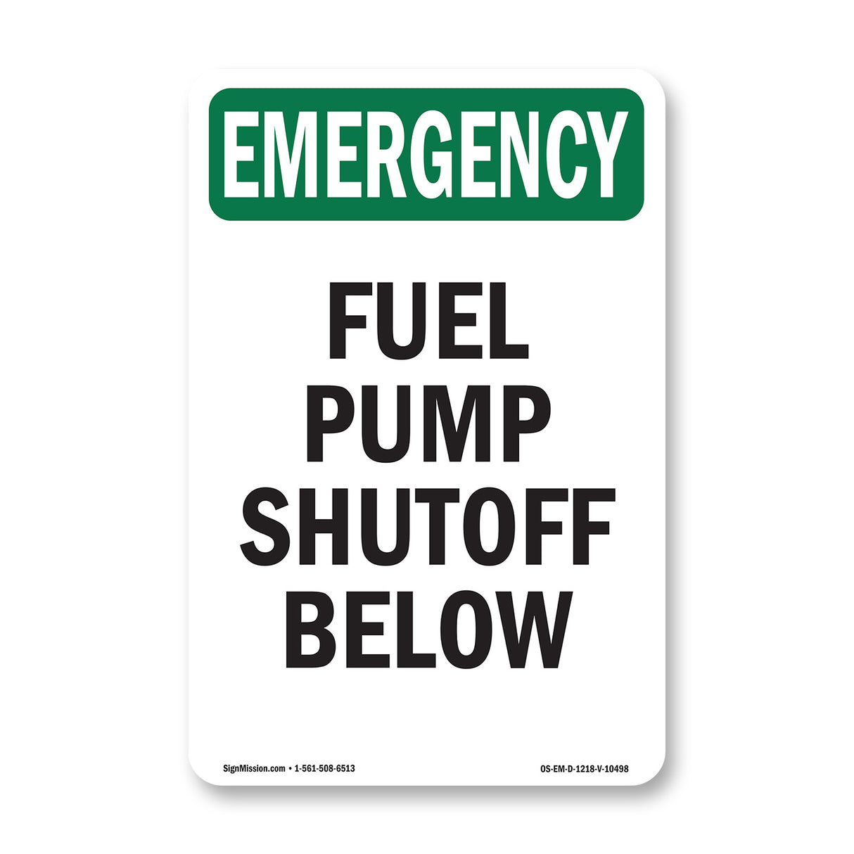 Fuel Pump Shutoff Below