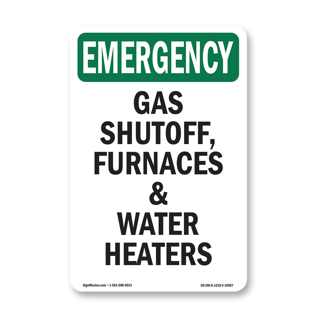Gas Shutoff, Furnaces And Water Heaters