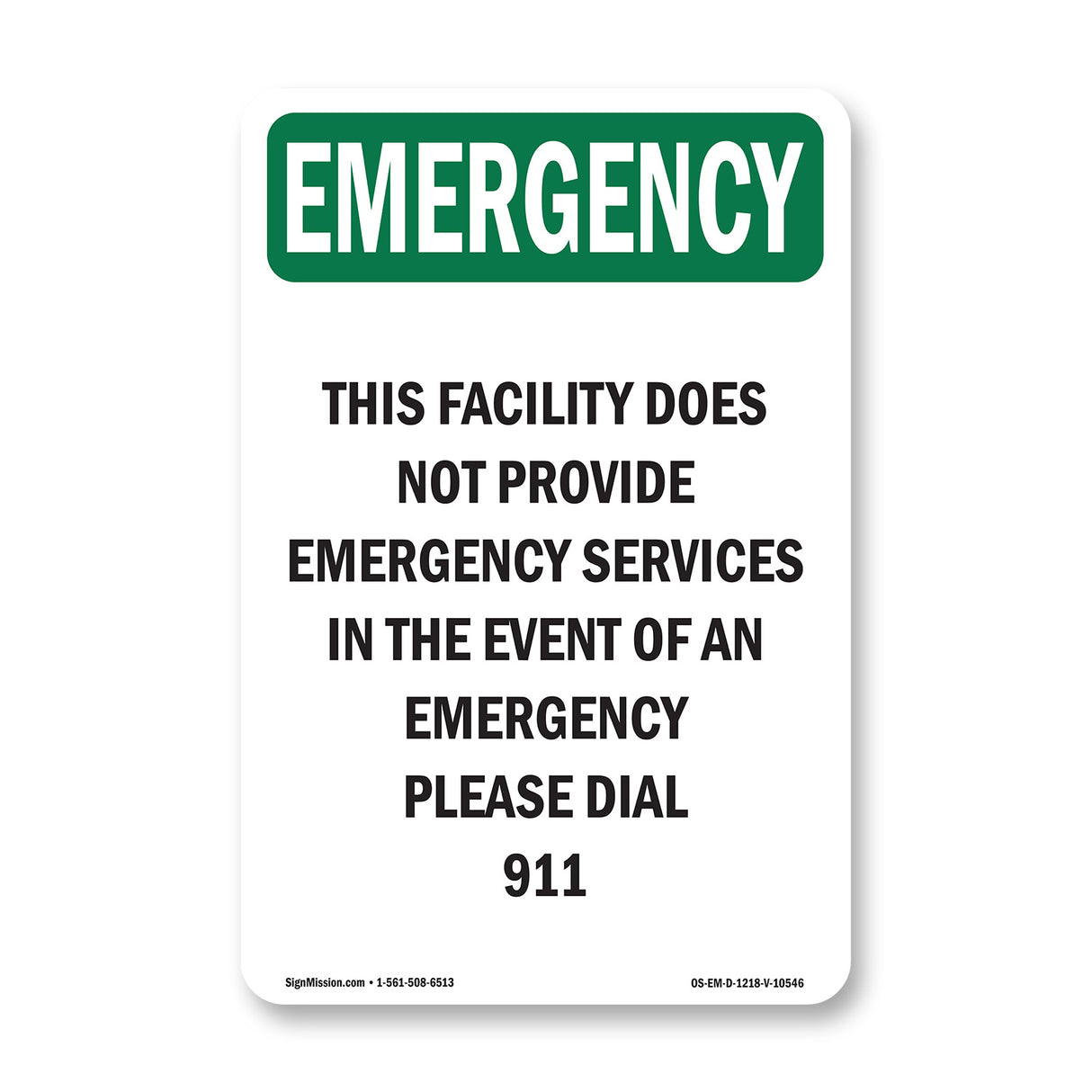 This Facility Does Not Provide