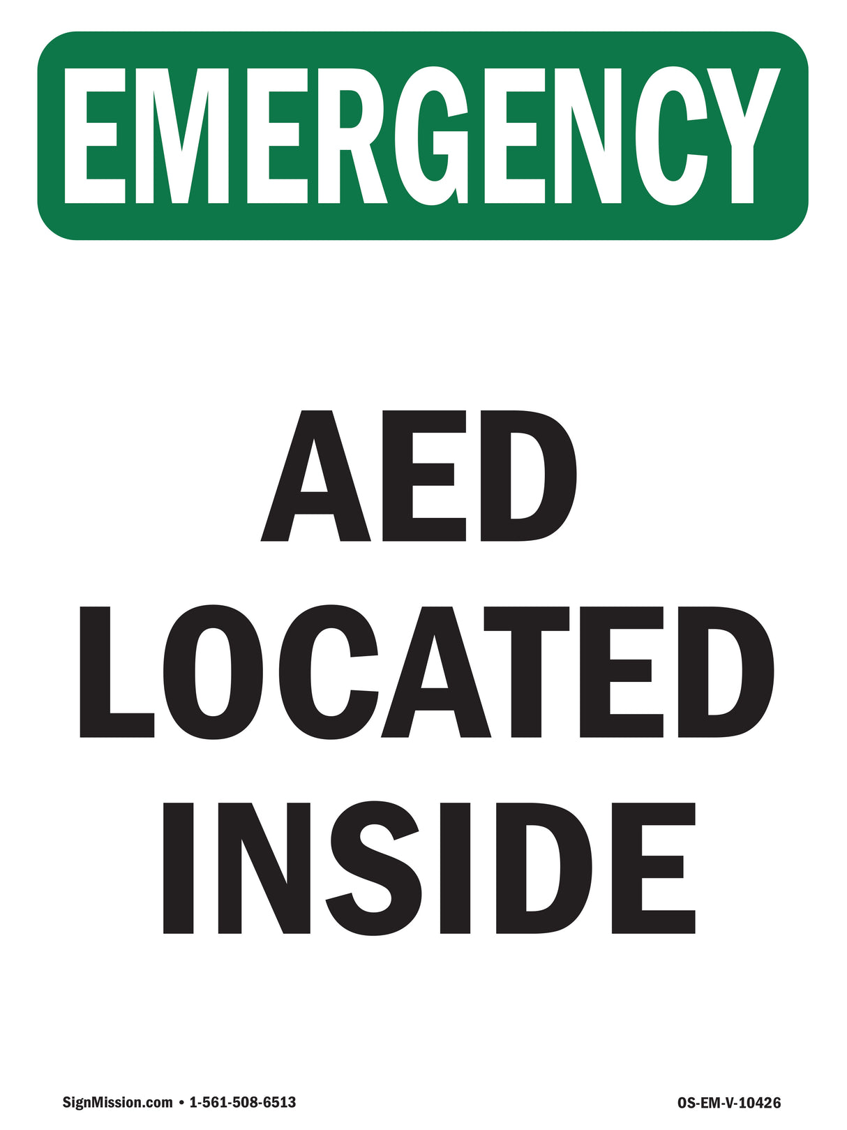 AED Located Inside