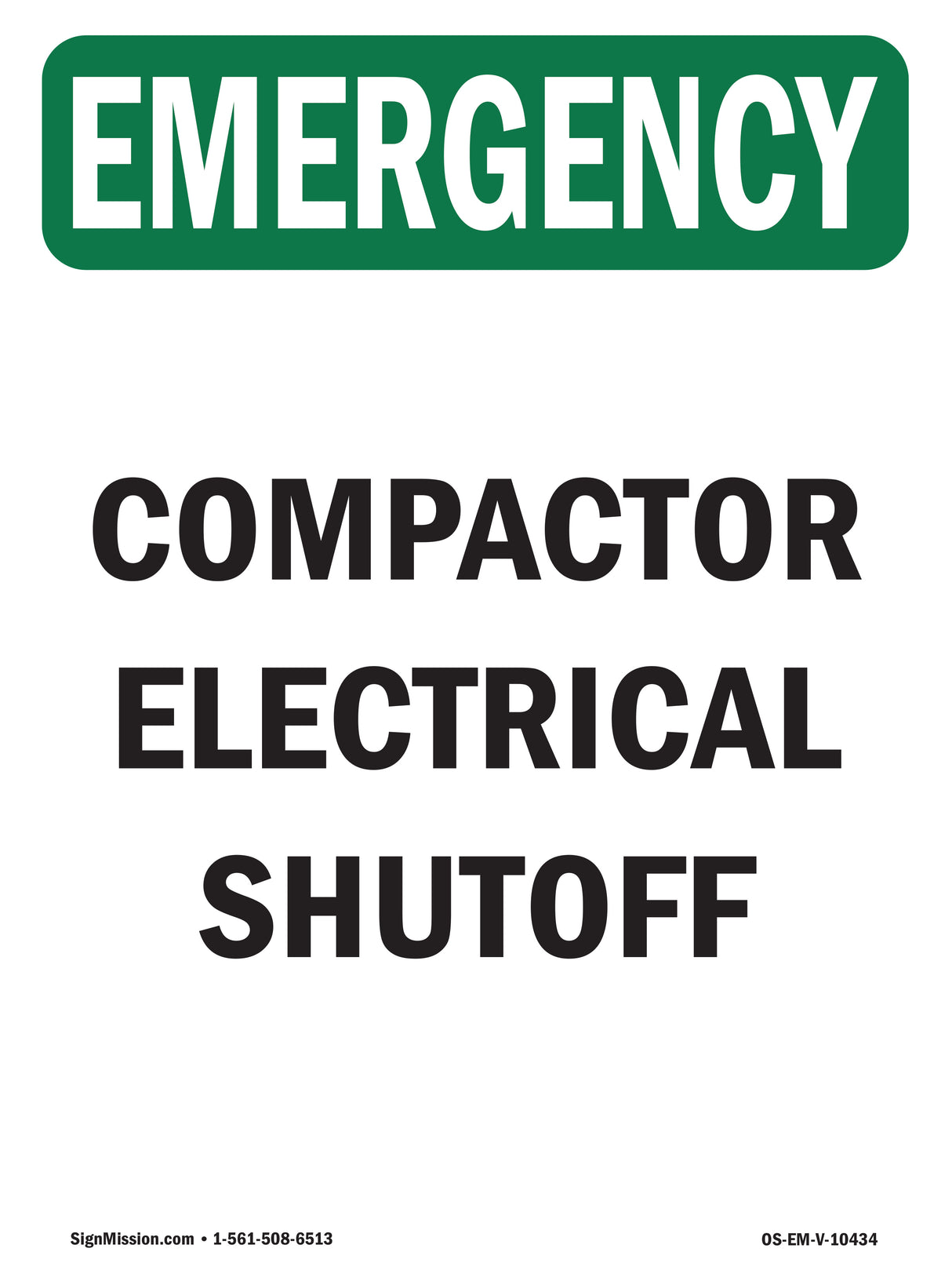 Compactor Electrical Shutoff