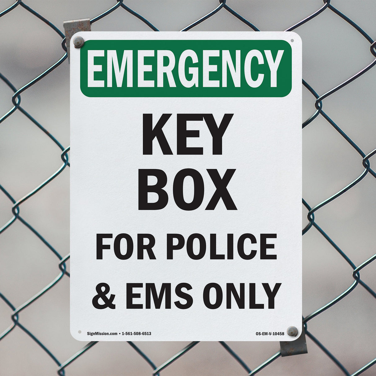 Key Box For Police And EMS Only!