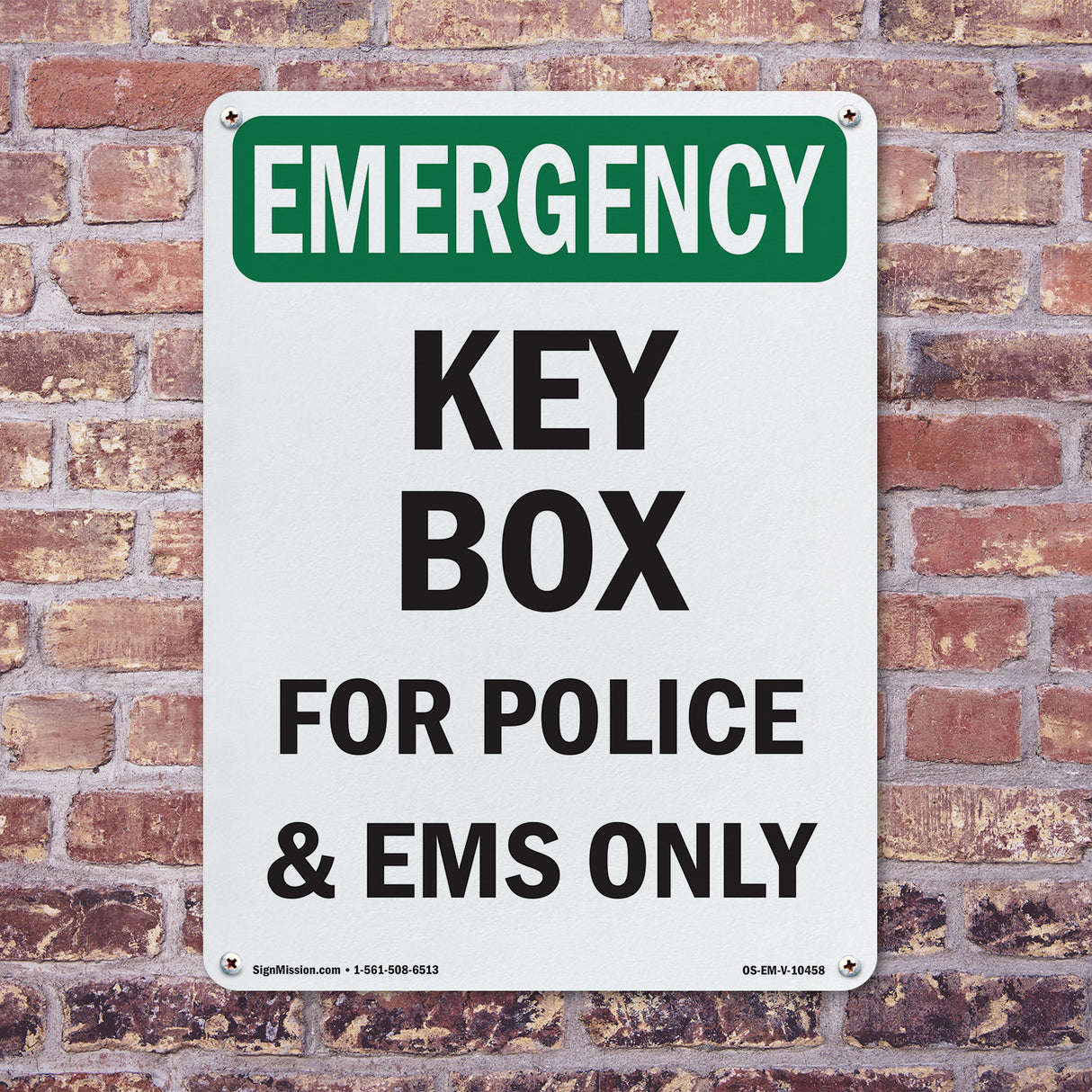 Key Box For Police And EMS Only!