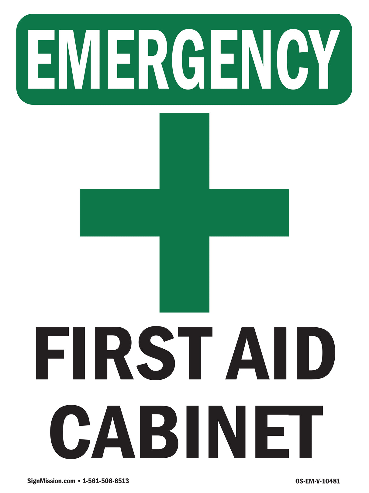 First Aid Cabinet With Symbol