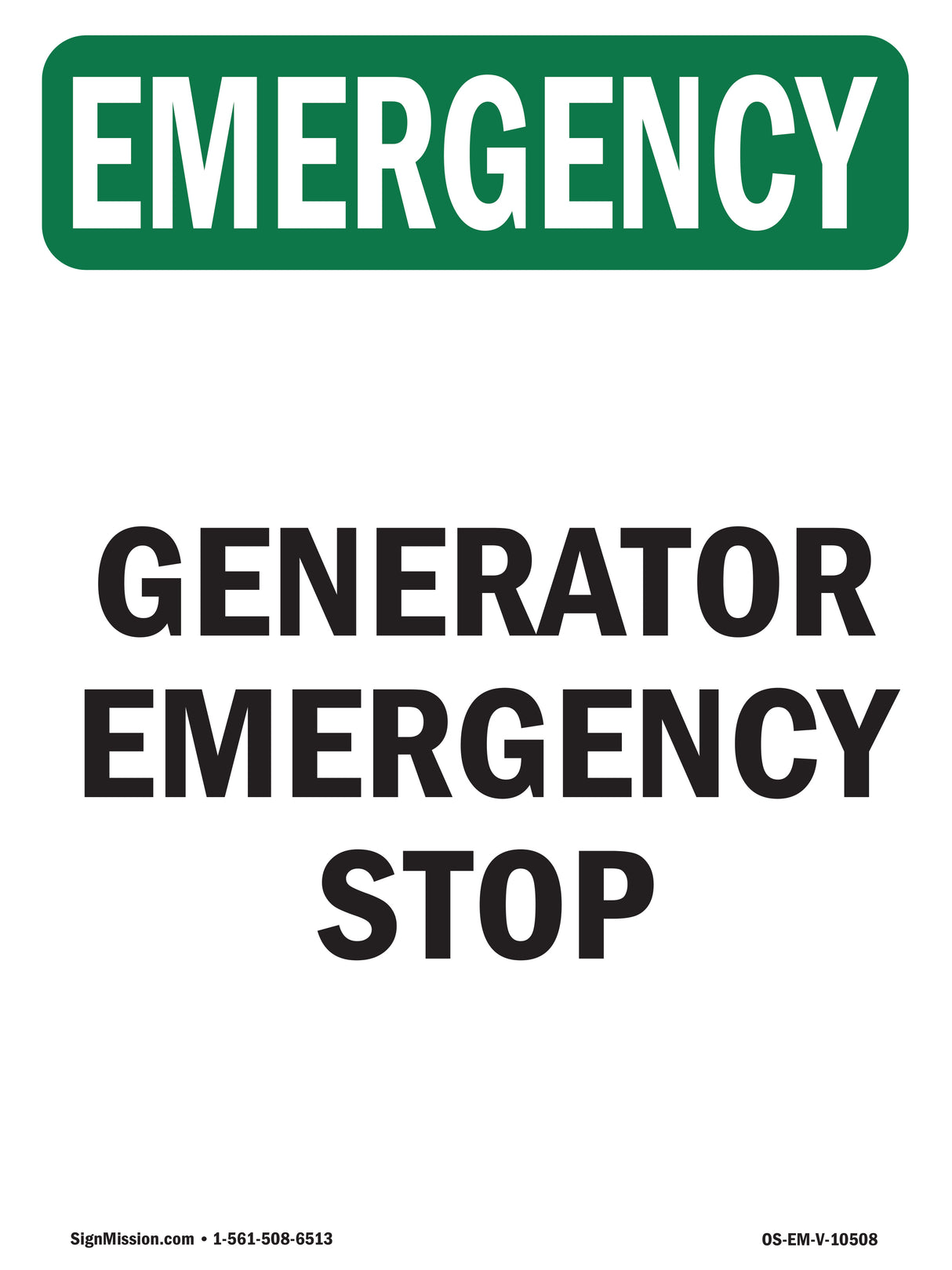 Generator Stop