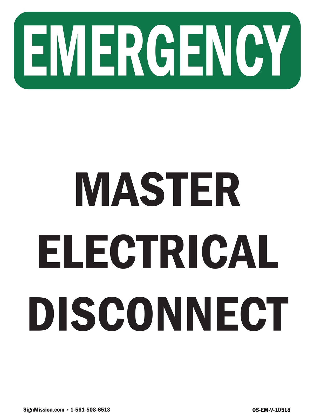 Master Electrical Disconnect
