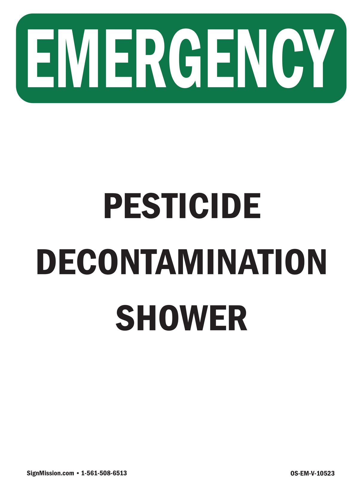 Pesticide Decontamination Shower