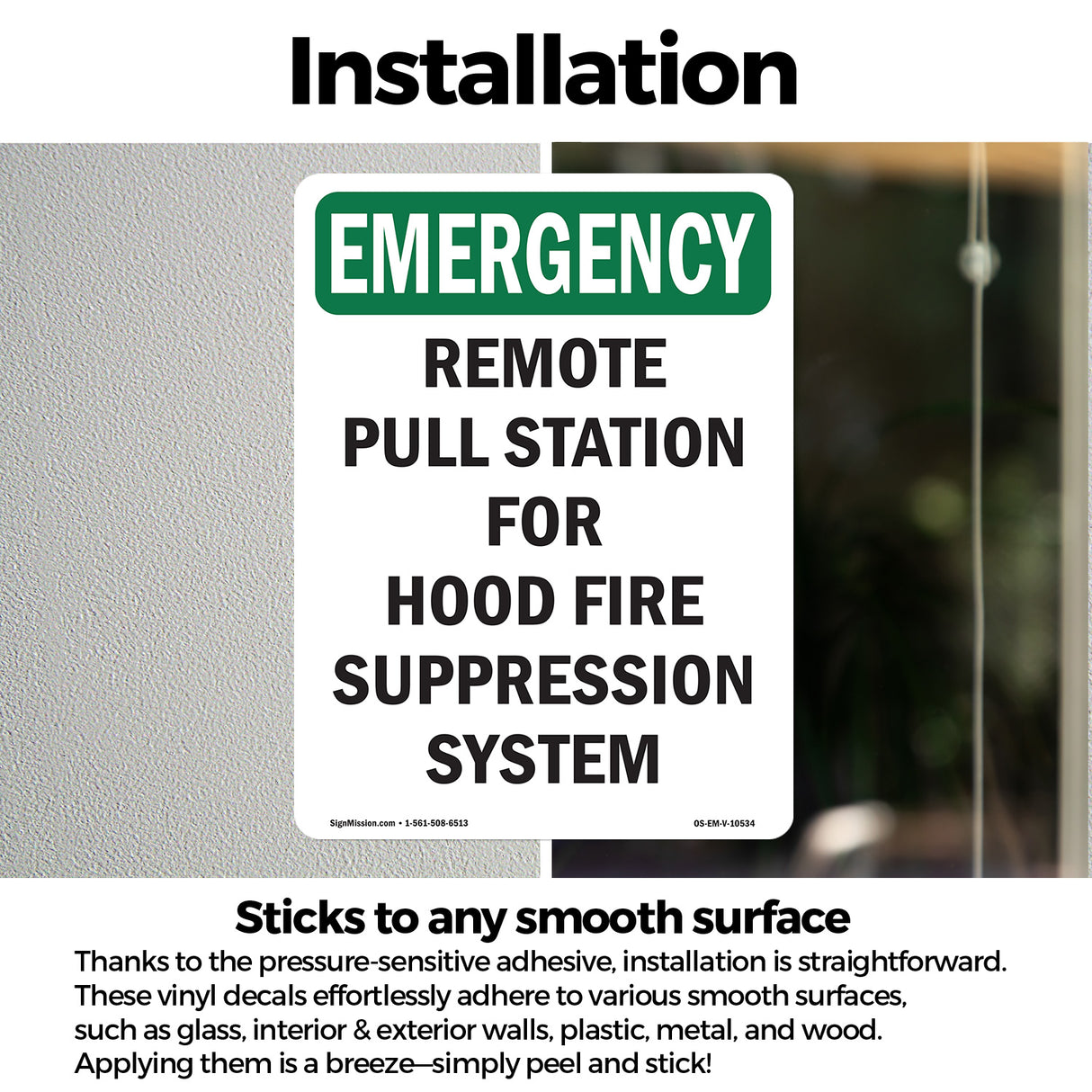 Remote Pull Station For Hood Fire Suppression