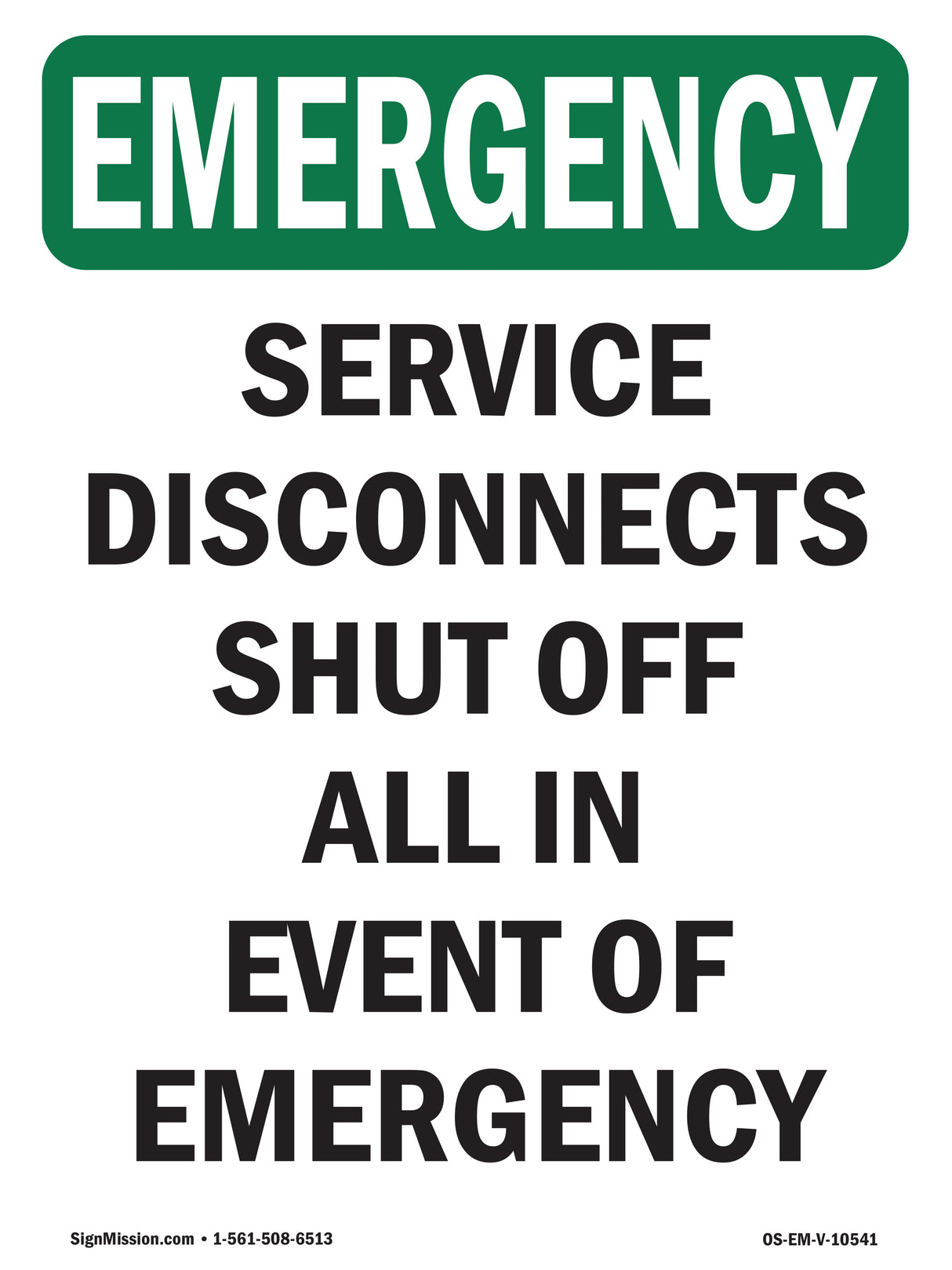Service Disconnects Shut Off All In Event