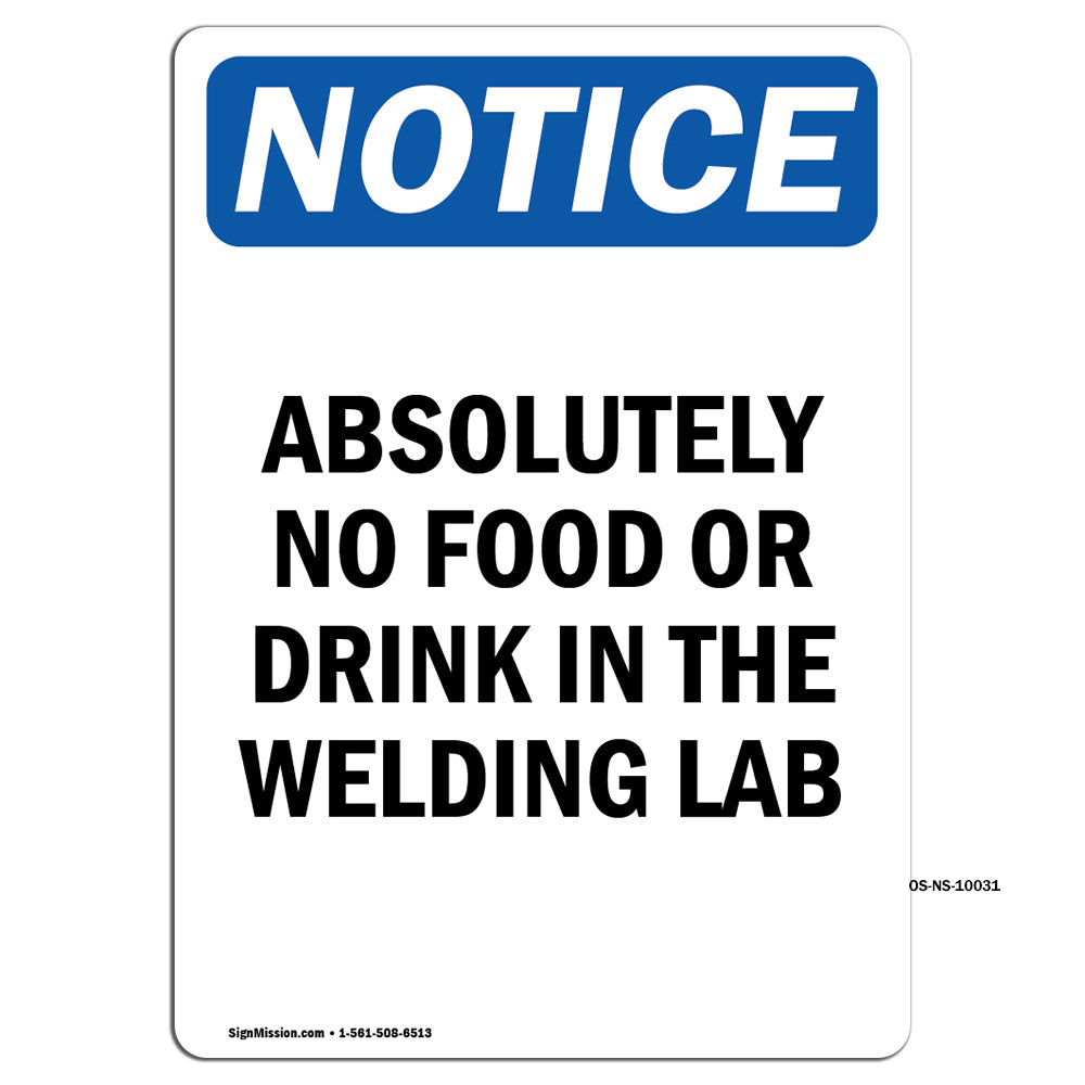 Absolutely No Food Or Drink In