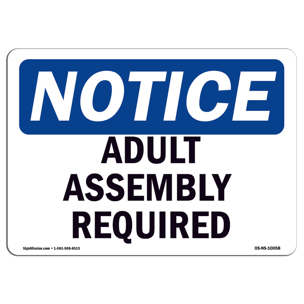 Adult Assembly Required