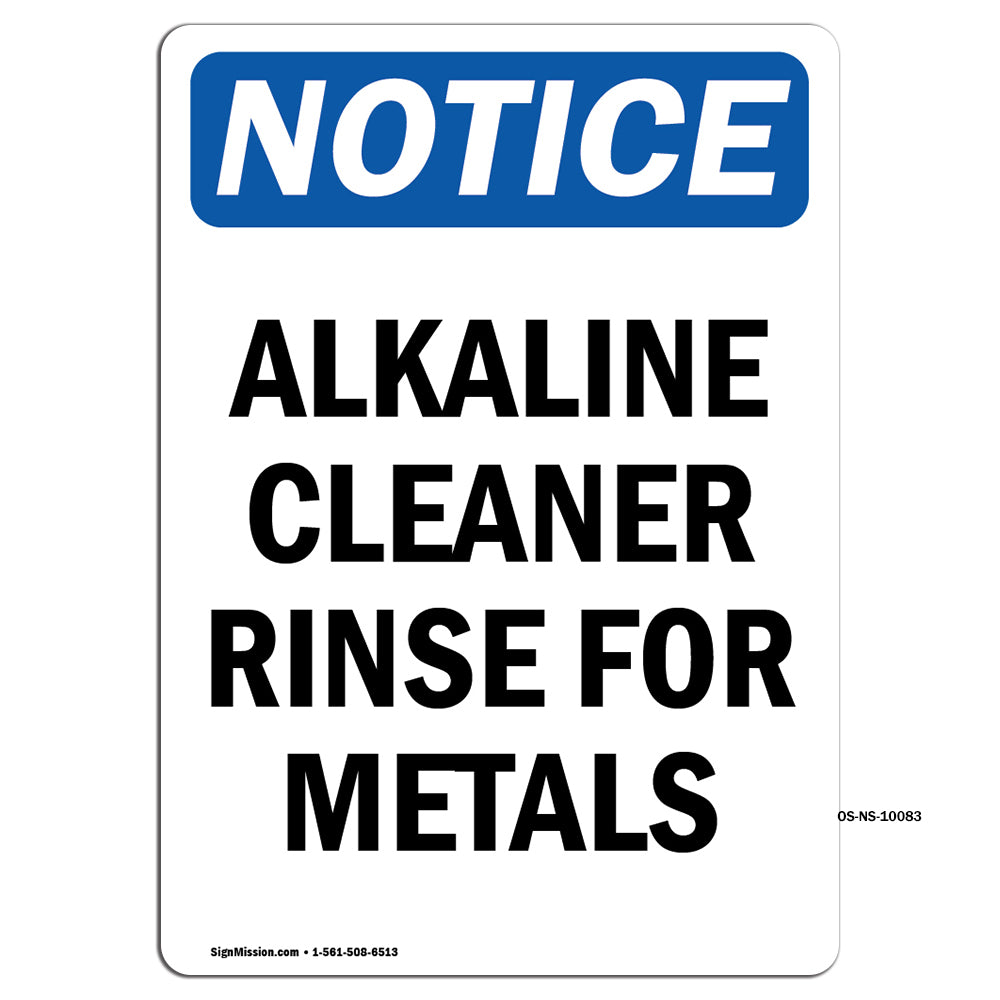 Alkaline Cleaner Rinse For Metals