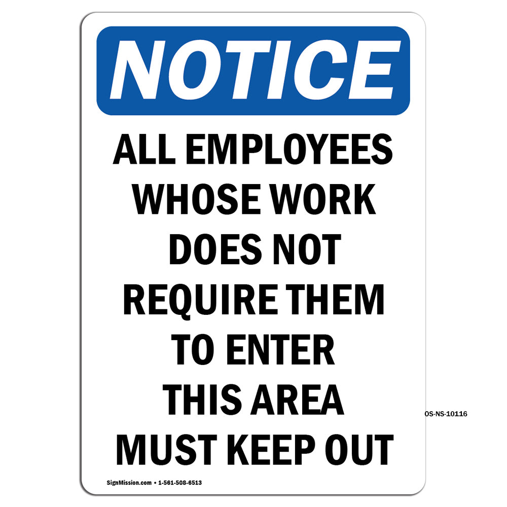 All Employees Whose Work Does Not Require