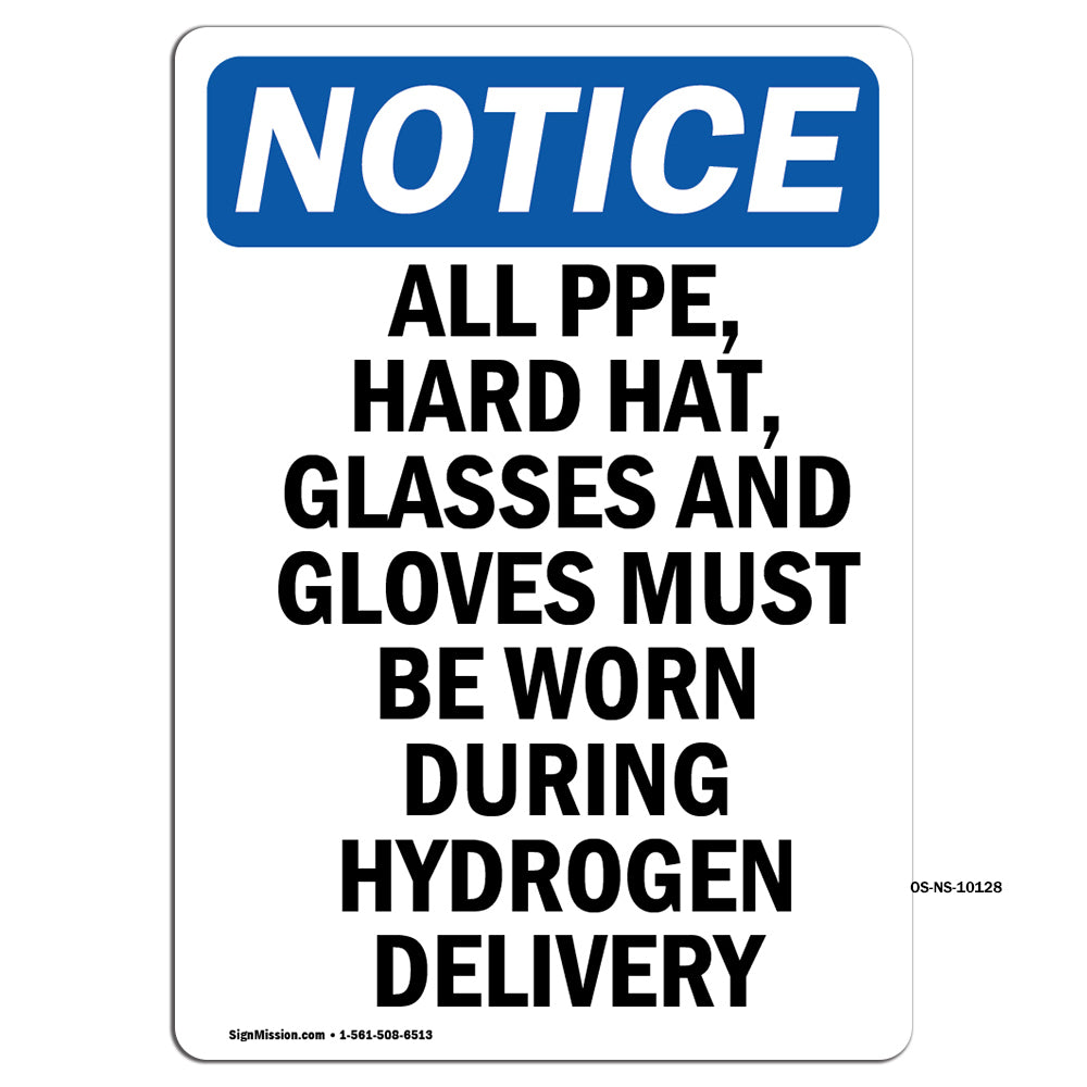 All PPE, Hard Hat, Glasses And Gloves Must