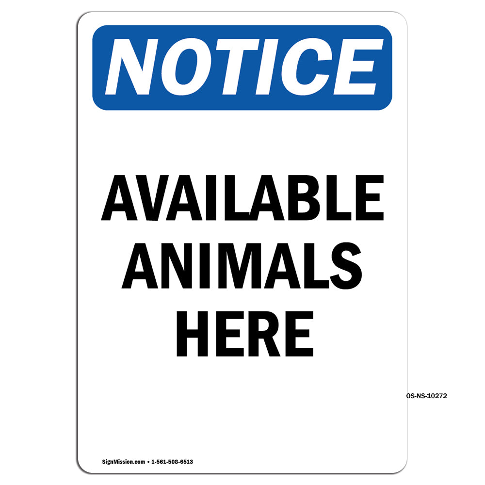 Available Animals Here