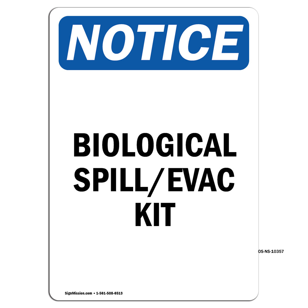 Biological Spill Evac Kit