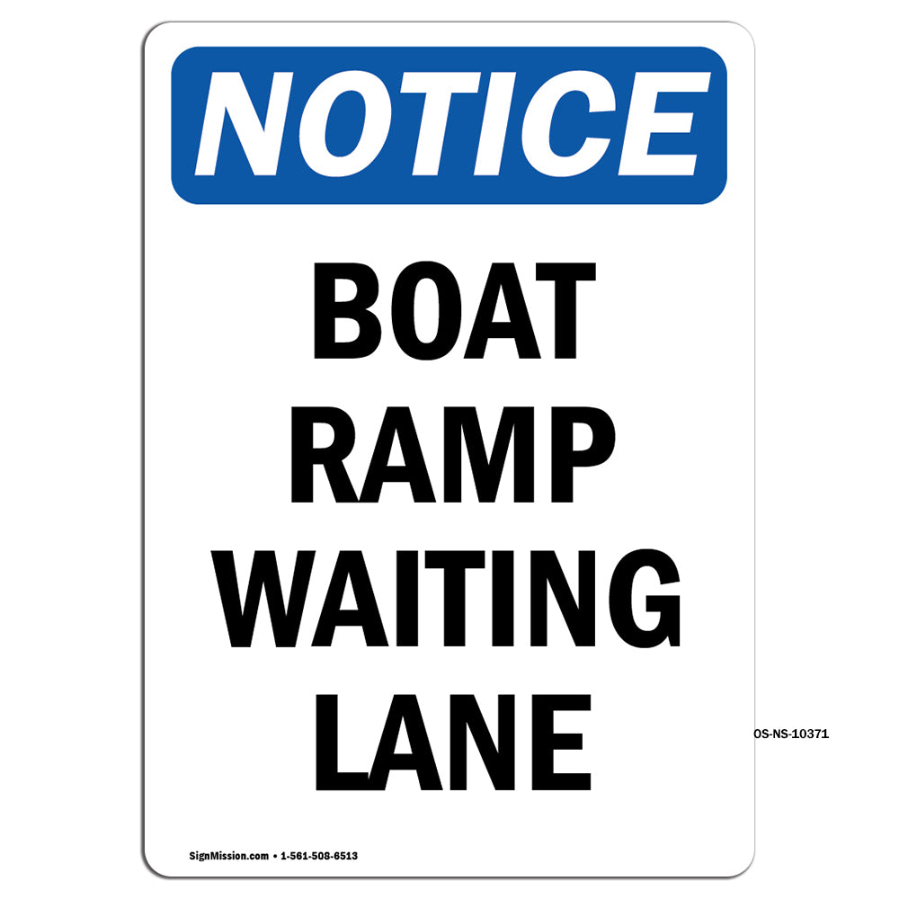 Boat Ramp Waiting Lane