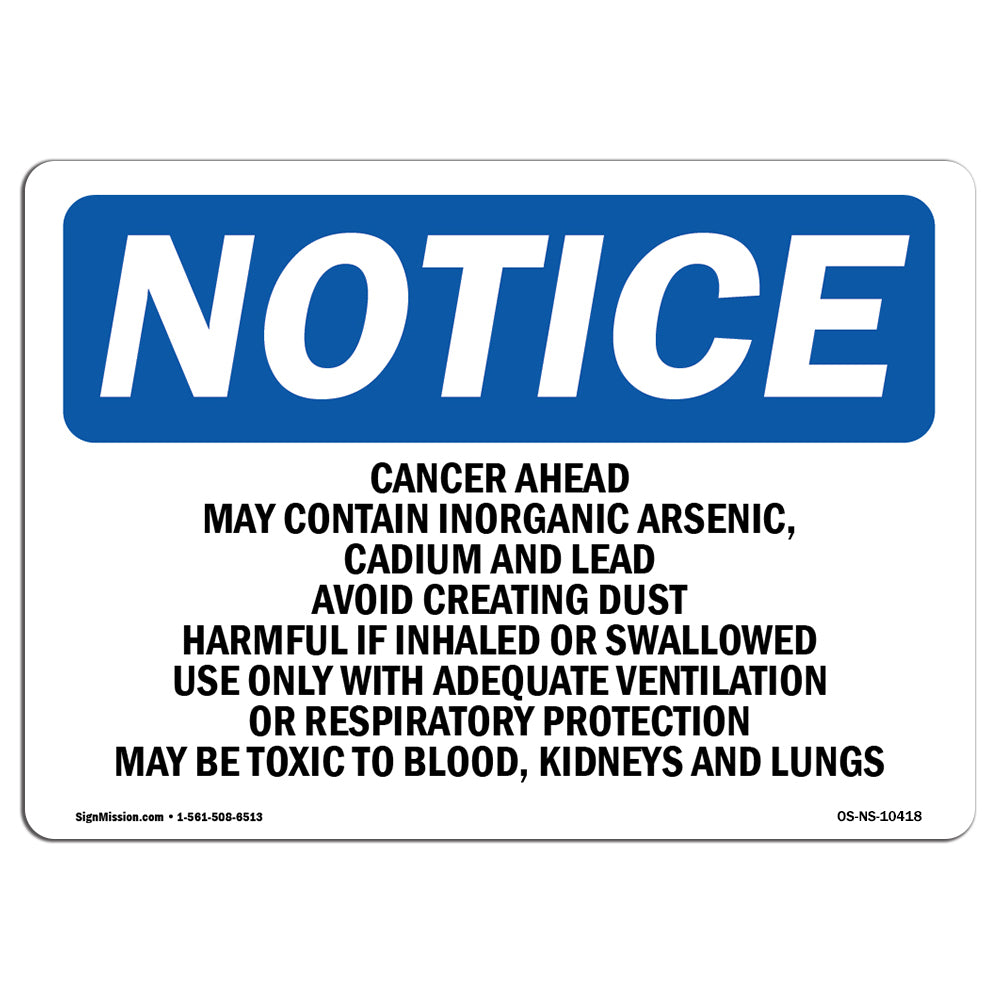 Cancer Hazard May Contain Inorganic Arsenic,