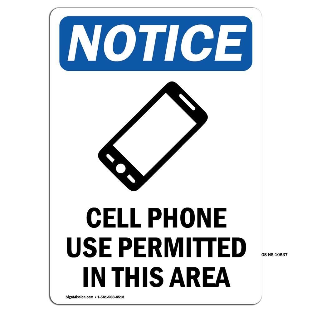 Cell Phone Use Permitted