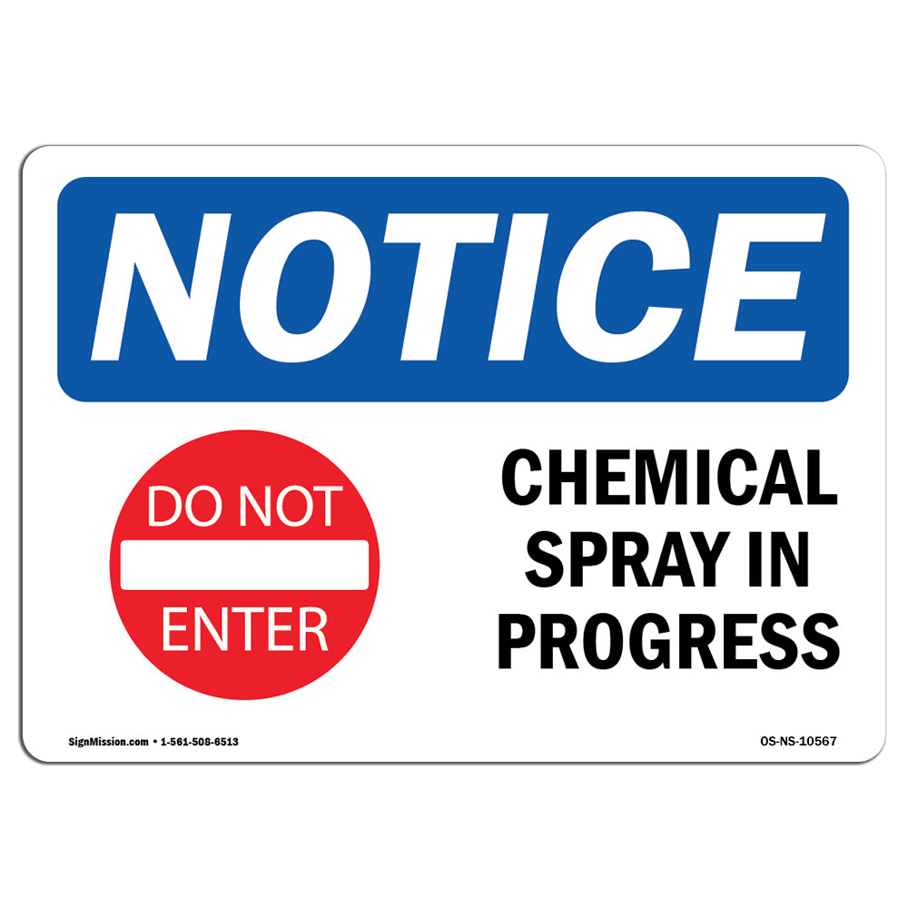 Chemical Spray In Progress
