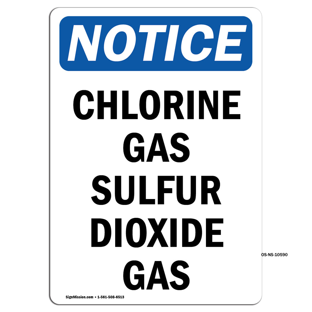 Chlorine Gas Sulfur Dioxide Gas