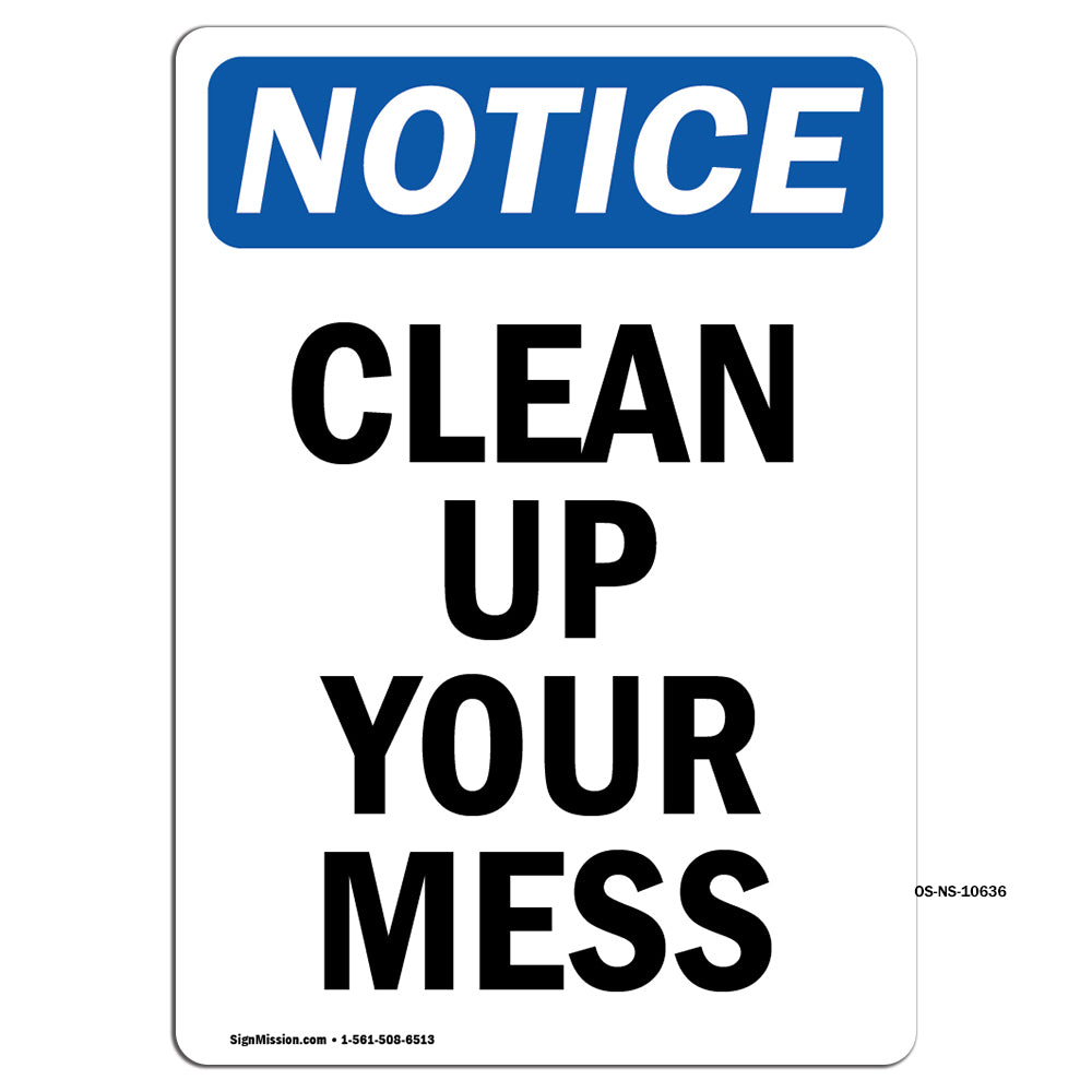 Clean Up Your Mess